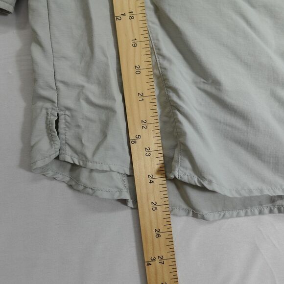Habitat Shirt Mens Large Fishing Gray/Dusk Vented Outdoor Long Sleeve UPF 30+ - Picture 5 of 12